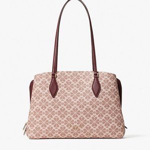 Kate Spade Flower Coated Canvas Zeezee Large Tote